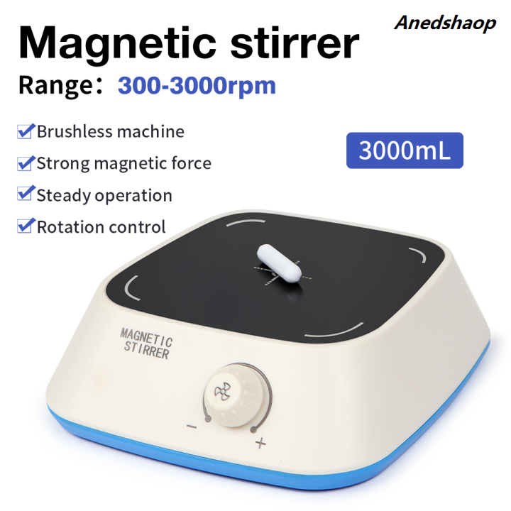Anedshaop Magnetic Stirrer Mini Lab Stir Mixer Portable Liquid Stirrer ...
