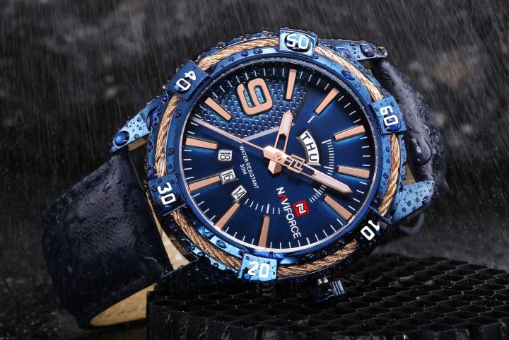 NAVI-FORCE%20NF%209117%20Mens%20Watch%20Gold%20Luxury%20Sport%20Waterproof%20Military%20WristWatch%20Business%20Casual%20Leather%20Strap%20Watches%20for%20Men%20-%20Blue%20-%20Image%203