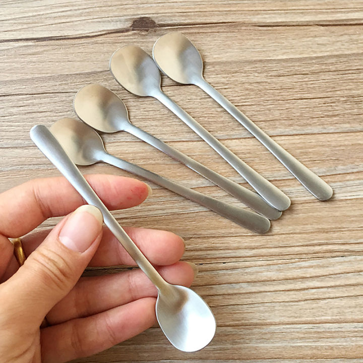 Korean Style Stainless Steel Seasoning Spoon Round Thickened Mixing