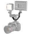 V-Shape Triple 3 Universal Cold Shoe Mount Bracket For DSLR Camera Microphone LED Light. 