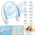 Hands Free Portable Neck Fan - Rechargeable Mini USB Personal Fan. 