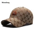 Wenefang Disan Sa Spring and Summer New All-over Printed Plaid Hat Women's Black Presbyopic Baseball Cap Men's Outdoor Sun Protection .... 