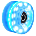 1 Pcs Roller Skate Wheels 58mm X 32mm Luminous Quad Roller Outdoor Light Up Wheels Roller Skates Light Up Wheels Blue. 