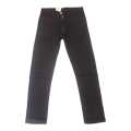 Black BMW Stretchable Slim Fit Jeans For Men. 