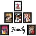 Wall Photo Frame for Home Decor And Family Design Pack of  6pcs. 