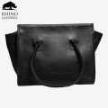 Rhino Leather Ladies Trapezoid Shaped Hand Bag. 