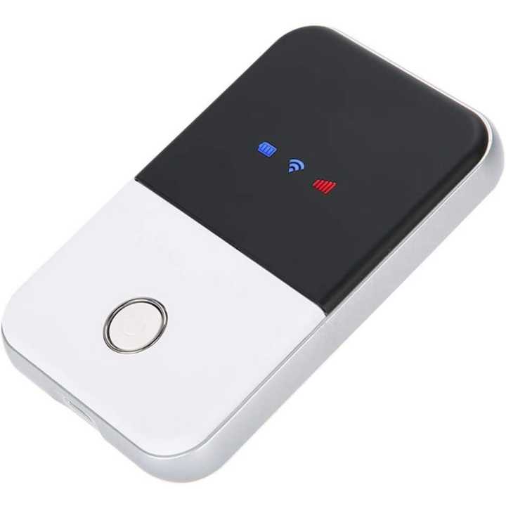 4G LTE Wireless Router Unlocked Travel Partner WiFi Data Box Terminal WiFi Box Wireless Router USB SIM Card Easy Charge Carrying Outdoor Handheld