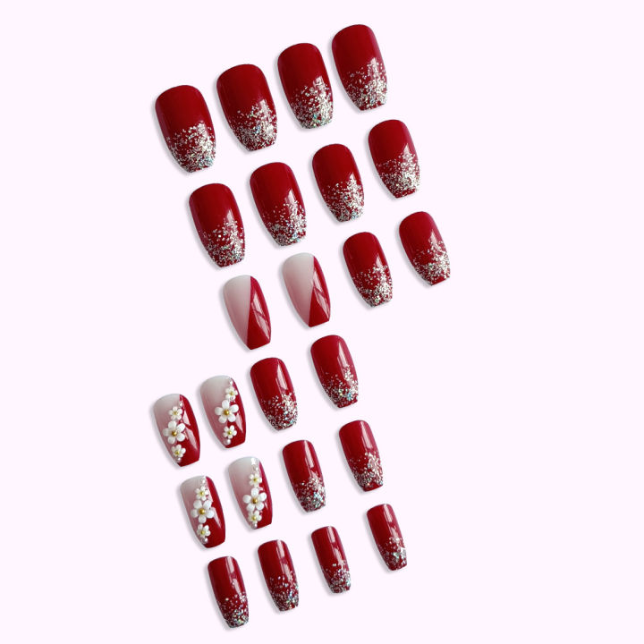 24%20Pieces%20Super%20Excellent%20Quality%20Press%20On%20Nails%20With%20Mini%20Manicure%20Set%20/%20Fake%20Nail%20For%20Party%20Wear%20/%20Artificial%20Nails%20For%20Gift%20-%20Image%205