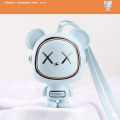 Space Bear Fan Hanging Neck Fan Mini Portable Small Fan Cartoon Mute Leafless USB Charging. 