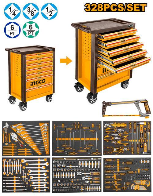 Ingco 328 Pcs Tool Chest Set HTCS273281