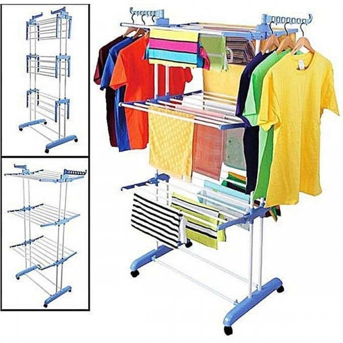 3%20Layer%20Cloth%20Drying%20Stand%20Hanger%20Organizer%20Shelf%20Space%20-%20Image%202