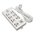 High Power Multi Plug With 2 Usb Port. 