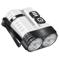 LED Flashlight Keychain Work Light USB Rechargeable Clip Torch. 