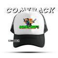 Minecraft print Golf mesh trucker sports cap adjustable snapback hat. 