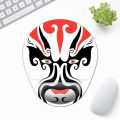New specials Peking Opera Mask Ergonomic Mouse Pad Wrist Rest Non-Slip Rubber Desk Mat Pad Under Hand Office Mouse Carpet Wristband Jessica. 