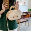 Portable Zipper Bag Kawaii Biscuit Cat Itabag Cotton Doll Bag Idol Merchandise Storage Transparent Pocket Badge Storage Bag Small Item Bag Fashion Backpacks Gift. 