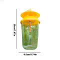 MRK3C New Plastic Fruit Fly Trap Killer Orchard Vegetable Pest Control Reusable Drosophila Trap For Home Garden/Patio/Orchard. 