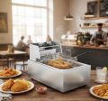 BOMA Commercial Electric Fryer Electric Stainless Steel Deep Fryer Machine. 