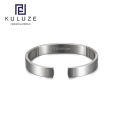 KULUZE Original Titanium wristband 100% Pure titanium Golf Athletic Bracelet Men Women C-Shaped cuff Bangle Bracelet fashionGift. 
