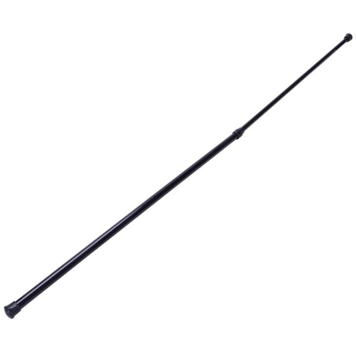 FORIDE%204X%20Extendable%20Telescopic%20Spring%20Loaded%20Net%20Voile%20Tension%20Curtain%20Rail%20Pole%20Rods,55-90cm,Black%20-%20Image%202
