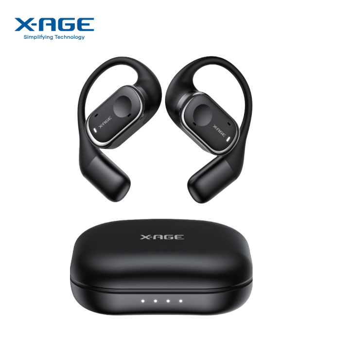 X-AGE%20ConvE%20Serene%20Open%20Earbuds%20(XOWS1)%20-%20Black%20%7C%20Open%20Ear%20Design%20%7C%20Zero%20Ear%20Damage%20%7C%20IPX5%20Waterproof%20-%20Image%202