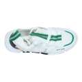 White/Green Run Life Fashion Shoes For Men. 