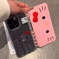 Notebook Bowknot KT Cat iPhone 14/13 Compatible 12/11 Apple 16/15 Pro Max Phone Case Cover. 