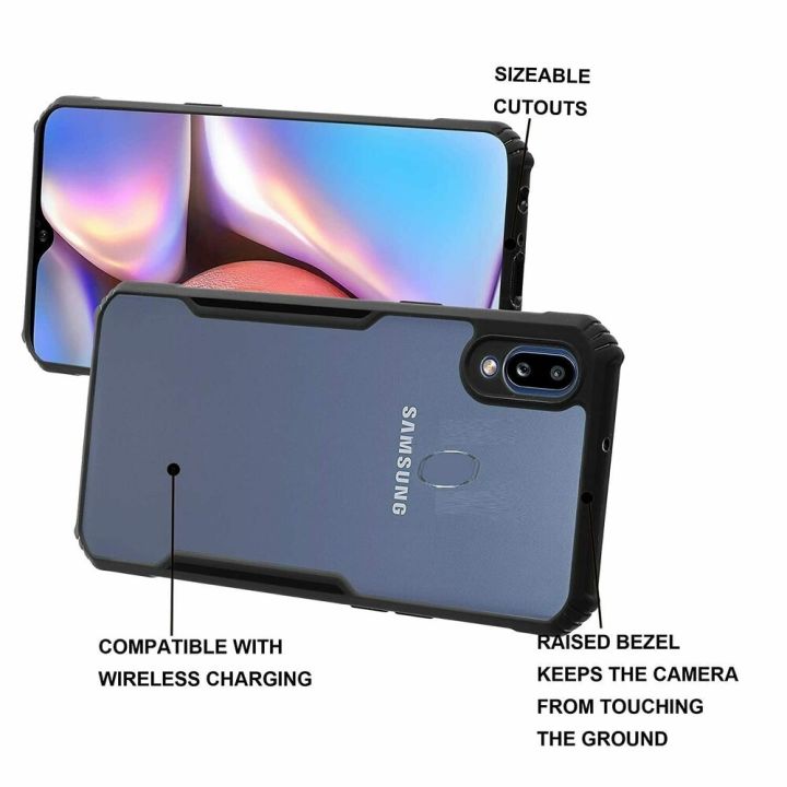 Transparent%20Back%20Cover%20Case%20with%20Black%20Border%20for%20Samsung%20Galaxy%20M20%20-%20Image%204