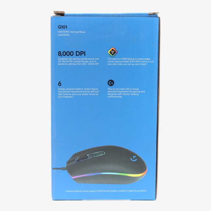 Logitech G101 Lightsync Gaming Mouse