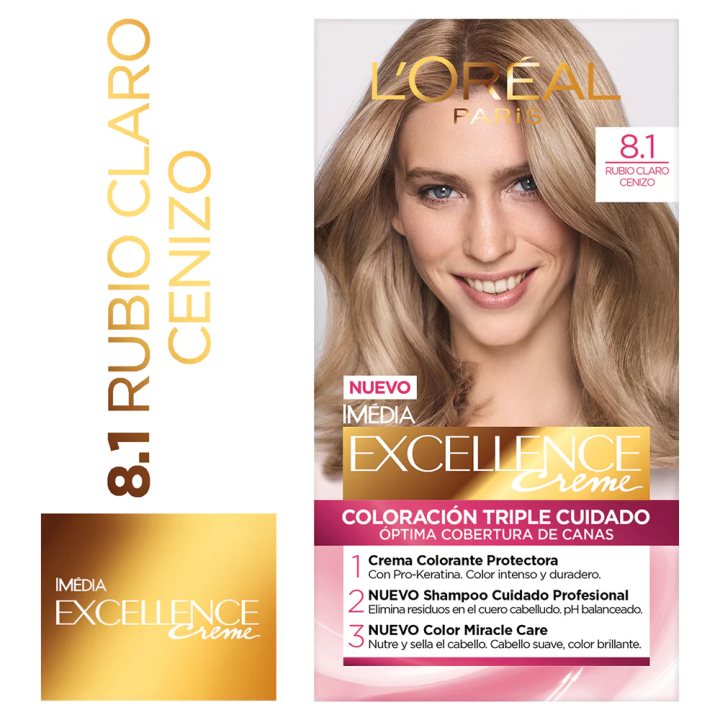 Loreal%20%20Paris%20Excellence%20Creme%20Hair%20Color%208.1%20(Rubio%20Claro%20Cenizo)%20162.5g%20-%20Image%202