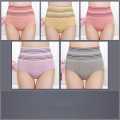 High Waist Body Shaper Briefs Panties Women's Sexy Underwear Slimming Pants Comfortable Underpants Cotton Striped Panties. 