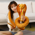 Stuffed Animal Cobra Snake Plush Stuffed Python Cobra Doll Prank Prop Animal Decoration Gift High Guality Easy to Use Green. 