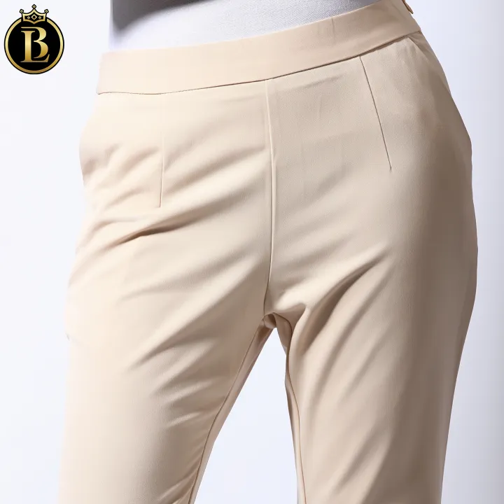 Boss%20Lady%20Cream%20Comfort%20Flared%20High-Rise%20Belly%20Cotton%20Formal%20Pant%20-%20Image%204