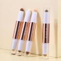 Double Head Highlighter Contour Stick 2 In 1 Professional Makeup Base Foundation Cream Shadow Concealer Pen Face Bronzer. 
