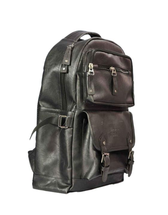 Jeep%20Buluo%20PU%20Leather%20Large%20Capacity%20Backpack%20For%20Unisex%20Casual%20Smart%20Leather%20Bag%20For%20Travelling%20And%20Official%20Purpose%20-%20Image%204