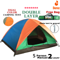 5 Person Double Layer Travelling Tent. 