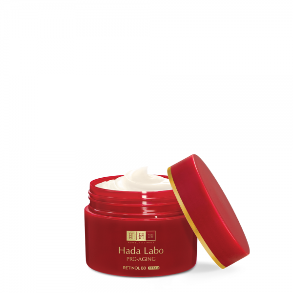 Hada Labo Pro-Aging Retinol B3 Cream For Fine Lines, Wrinkles And Youthful Skin 50g