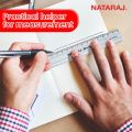 Nataraj 621 scale 15cm length, Pack of 10 pcs. 