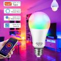 Bizzy Wifi Smart Led Light Bulb E27 Tuya Alexa Lamp 220V 110V RGB Voice Control Google Home For Home Bedroom Room Decoration. 