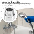 8 Pieces of Shower Flow Reducer Limiter Set, Water Restrictor, 1/2 Inch Thread Size 4, 6 and 9 L/Min for Bathroom Saving. 
