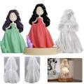 Silicone Pendulum dress Handcrafted DIY 3D Princess candle mold Lift the skirt Desktop Epoxy resin ornaments for Party decorations Craft enthusiasts Home interior Gift idea DIY projects. 