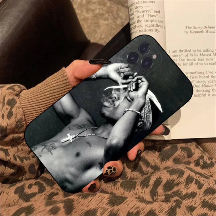Rapper%202pac%20singer%20Tupac%20Phone%20Case%20For%20iPhone%2014%2011%2012%2013%20Mini%20Pro%20XS%20Max%20Cover%206%207%208%20Plus%20X%20XR%20SE%202020%20Funda%20Shell%20-%20Image%204