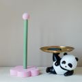Linman Ornaments Wooden Flower Roll Paper Rack Rolls Storage TissSpecial ue Stand Space Saving Home Decor Tulip Towel Holder Toilet. 