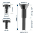 5X Mounting Mandrel for Cut-Off Wheels, 6mm, 10mm Hole Cutting Disc, Grinding Wheel Saw Blade. 