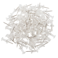 fasdaga 300 Pcs Push Pin Thumb Clear Color 3/8inch Drawing Cork Board Office Pushpin. 