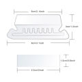 Certiou Clear Label Holders 120pcs Clear Tab Label Holder Folders with Color Inserts Organize Documents with Wide-angle Design for Office. 