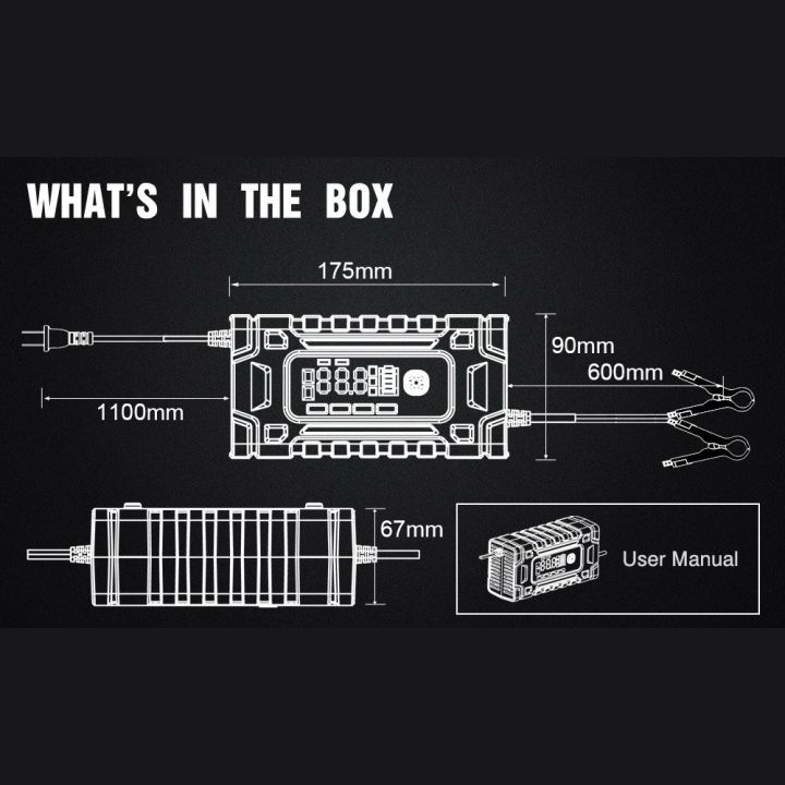 FOXSUR%20Automatic%20Battery%20Chargers%2012V/10A%2024V/5A%20Intelligent%20Pulse%20Repairing%20Charge%20Device%20-%20Image%203