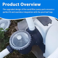 Swimming Pool Pump Cover Sand Filter Pump Suitable for SF15110 ECO15110 SF80110-1. 