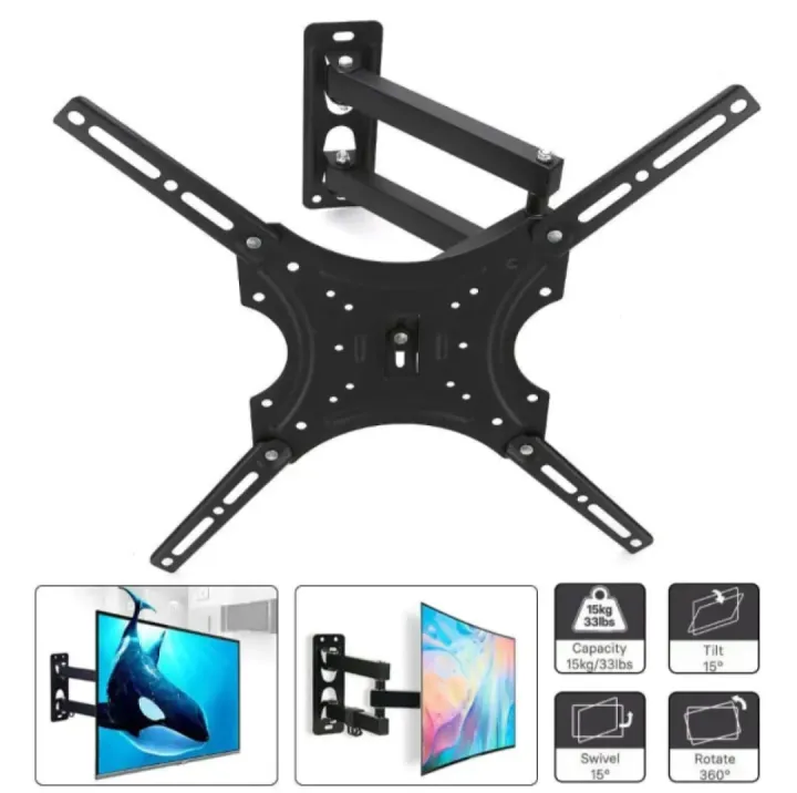 HDL-117B-2%20Tilt%20And%20Swivel%20TV%20Wall%20Mount%20Bracket%2014%20-42%20inch%20LCD%20TV%20Bracket%20%7C%20Moveable%20Wall%20Bracket/Wall%20Mount%20-%20Image%204