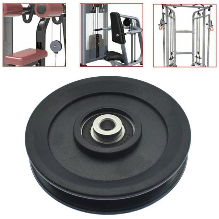 high-quality-fitness-equipment-parts-pulley-wheel-black-cable-machine